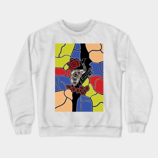 Aboriginal Art - Emu Dreaming 3 Crewneck Sweatshirt